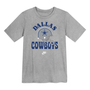 Genuine Stuff Kids' Dallas Cowboys Genuine Stuff Groove Essential T-Shirt Medium Grey Heather - $19.99 at SCHEELS