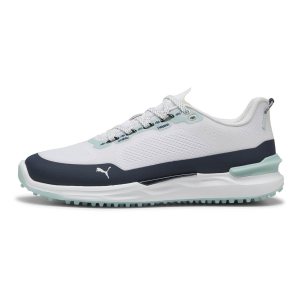 Puma Men's Puma IGNITE ELEVATE X Spikeless Golf Shoes 8.5 Regular Puma White/Deep Navy/Modern Mint - $83.99 at SCHEELS