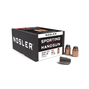 Nosler Nosler Sporting Revolver 44 Caliber JHP Handgun Bullets - $111.59 at SCHEELS