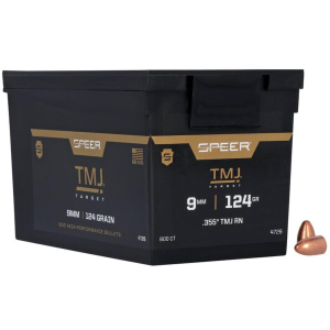 Speer TMJ Target 9mm Pistol Bullets