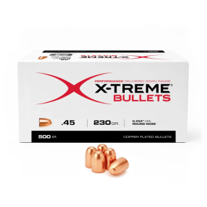 X-Treme Bullets X-Treme Bullets 45 Caliber Copper Plated RN Pistol - $67.49 at SCHEELS