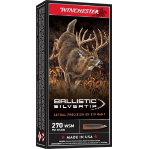 Winchester Winchester Ballistic Silvertip 270 WSM Rifle Ammunition 20 Round Box - $59.99 at SCHEELS