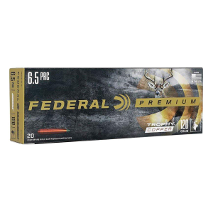 Federal Federal Trophy Copper 6.5 PRC Rifle Ammunition 20 Round Box - $57.99 at SCHEELS