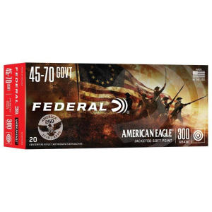 Federal Federal USA 250th Anniversary American Eagle 45-70 Government Rifle Ammunition 20 Round Box - $50.99 at SCHEELS