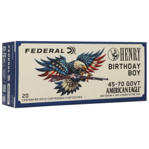 Federal Federal Henry USA 250th Anniversary Birthday Boy American Eagle 45-70 Government Rifle Ammunition 20 Round Box - $50.99 at SCHEELS