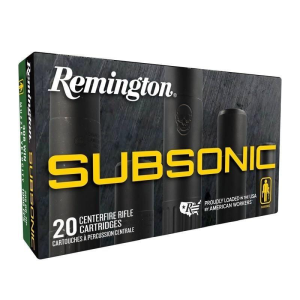 Remington Remington Subsonic Rifle 308 Winchester Rifle Ammunition 20 Round Box - $32.99 at SCHEELS
