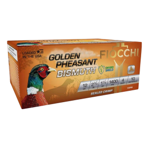 Fiocchi Fiocchi Golden Pheasant Bismuth 12 Gauge Shotshells 10 Round Box - $34.19 at SCHEELS
