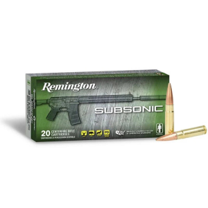 Remington Remington Subsonic 300 AAC Blackout Rifle Ammunition 20 Round Box - $30.99 at SCHEELS