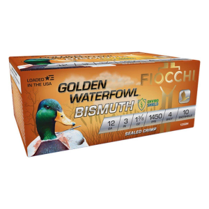 Fiocchi Fiocchi Golden Waterfowl Bismuth 12 Gauge Shotshells 10 Round Box - $36.89 at SCHEELS