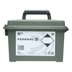 Federal Federal Champion Training FMJ 380 ACP Handgun Ammunition 500 Round Can - $174.99 at SCHEELS