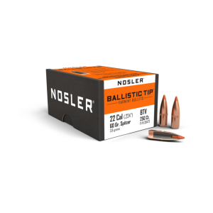 Nosler Nosler Ballistic Tip Varmint 22 Caliber SBT-SB Rifle Bullets - $89.99 at SCHEELS