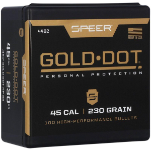 Speer Speer Gold Dot Short Barrel Personal Protection 45 Caliber Pistol Bullets - $46.79 at SCHEELS