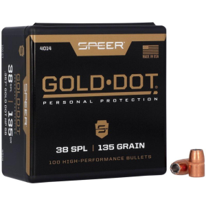 Speer Speer Gold Dot Short Barrel Personal Protection 38 Caliber Pistol Bullets - $35.09 at SCHEELS
