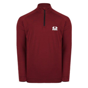 Swannies Golf Montana Grizzlies Swannies Golf Colt 1/4 Zip Medium Maroon - $81.99 at SCHEELS