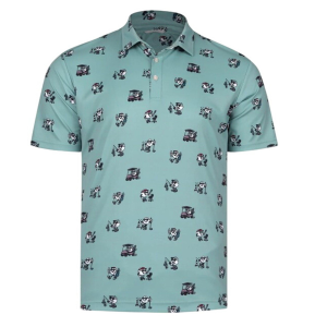 Swannies Golf Men's Swannies Golf Shoreline Polo Medium Surf - $63.99 at SCHEELS
