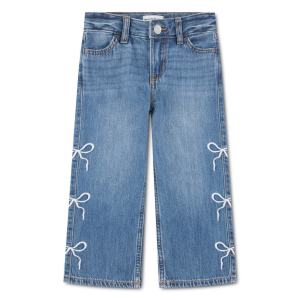 Abercrombie Kids Toddler Girls' abercrombie kids Bow Baggy Relaxed Fit Wide Leg Jeans Finesse 3T - $41.99 at SCHEELS