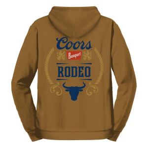 Trau And Loevner Men's Trau and Loevner Coors Banquet Rodeo Hoodie Small Brown - $41.99 at SCHEELS