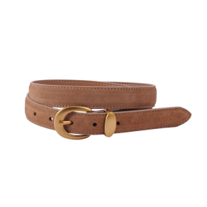 Most Wanted Women's Most Wanted Basic Keeper Suede Belt Medium Camel - $33.99 at SCHEELS