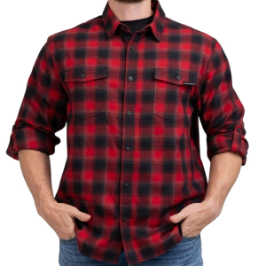 Grunt Style Men's Grunt Style Premium Plaid Long Sleeve Flannel XLarge Red - $24.99 at SCHEELS