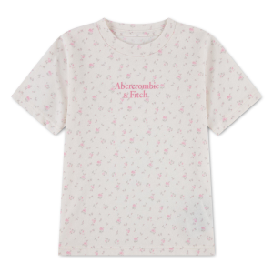 Abercrombie Kids Girls' abercrombie kids Print Logo Classic Shirt Toddler 3T Jet Storm - $16.99 at SCHEELS