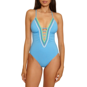 Becca Women's Becca Clare Fiesta Plunge One Piece Swimsuit - $68.99 at SCHEELS