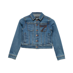 7 For All Mankind Girls' 7 For All Mankind Mini Adi Denim Jacket - $73.99 at SCHEELS