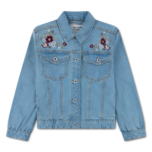 Abercrombie Kids Girls' abercrombie kids Embroidered Floral Denim Jacket - $41.99 at SCHEELS