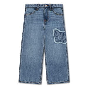 Abercrombie Kids Toddler Girls' abercrombie kids Butterfly Patch Baggy Wide Leg Jeans - $27.99 at SCHEELS