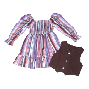 Shea Baby Toddler Girls' Shea Baby Cowgirl Aztec Vest and Dress Set - $20.99 at SCHEELS