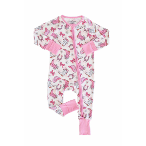 Baby Caden Lane Bamboo Zip Footie Pajamas