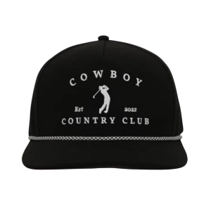 Cowboy Country Club Cowboy Country Club Golfer Roped Snapback Golf Hat - $22.99 at SCHEELS