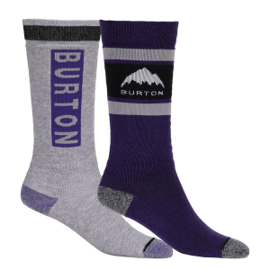 Burton Kids' Burton 2-Pack Weekend Midweight 2 Pack Mid Calf Snowboarding Socks - $22.99 at SCHEELS