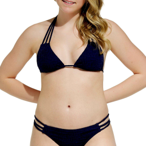 Damsel Women's damsel Triangle Strappy Crinkle Swim Bikini Top - $22.99 at SCHEELS