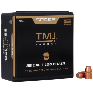 Speer Speer TMJ Target 38 Caliber Pistol Bullets - $22.49 at SCHEELS