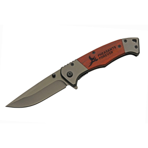 Szco Supplies SZCO Supplies SZCO Pheasants Forever Titanium Liner Lock Knife Pocket Knife - $15.99 at SCHEELS