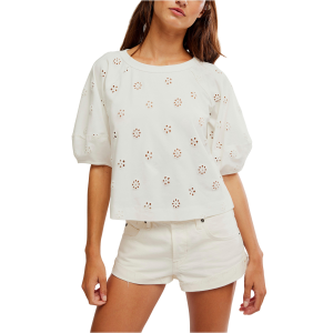Free People Women's Free People Jessie Eyelet Shirt - $59.99 at SCHEELS