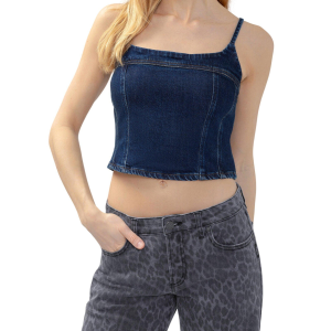 Women's Silver Jeans Co. Denim Crop Tank Top