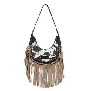Montana West Montana West Wrangler Cow Print Frindge Shoulder Bag - $54.99 at SCHEELS