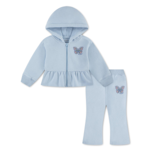 Abercrombie Baby Baby Girls' abercrombie baby Butterfly Peplum Full Zip Hoodie and Sweatpants Set - $52.99 at SCHEELS