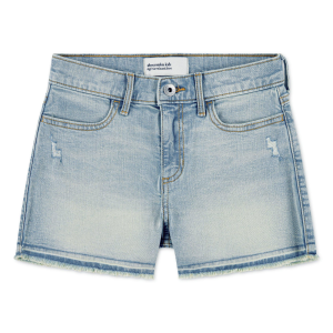 Abercrombie Kids Girls' abercrombie kids High Rise Relaxed Jean Shorts - $29.99 at SCHEELS