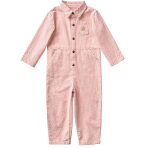 Carhartt Baby Girls' Carhartt Snap-Front Twill Stripe Long Sleeve Coverall - $27.99 at SCHEELS