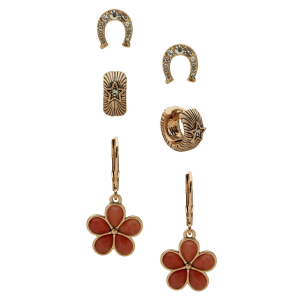 The Jewelry Group The Jewelry Group Horseshoe N Flower Earrings - $18.99 at SCHEELS