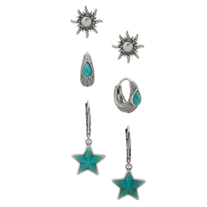 The Jewelry Group The Jewelry Group Sun N Star Trio Earrings - $18.99 at SCHEELS