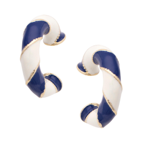 Canvas Style Canvas Style Sandy Stripe Hoop Earrings - $17.99 at SCHEELS