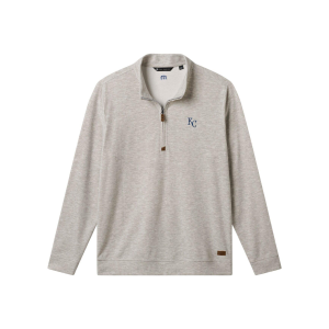 TravisMathew Kansas City Royals Home Game Long Sleeve 1/4 Zip