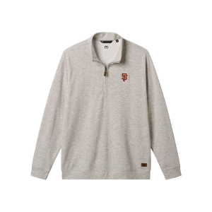 TravisMathew San Francisco Giants Home Game Long Sleeve 1/4 Zip