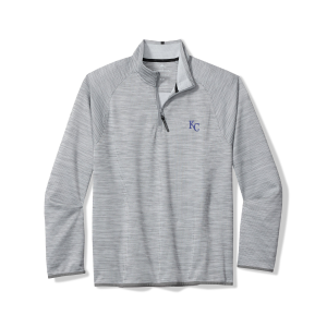 Tommy Bahama Kansas City Royals Palm Long Sleeve 1/4 Zip