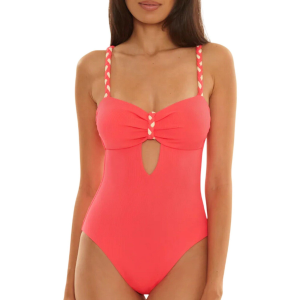 Becca Women's Becca Brinley Modern Edge Braided Bandeau One Piece Swimsuit - $110.99 at SCHEELS