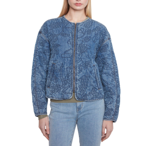 Women's Charlie B Quilted Tencel Denim,Bomber