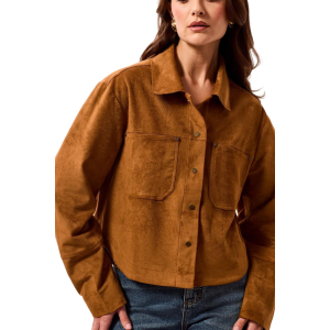 Women's Tribal Soft Touch Faux Suede Jacket